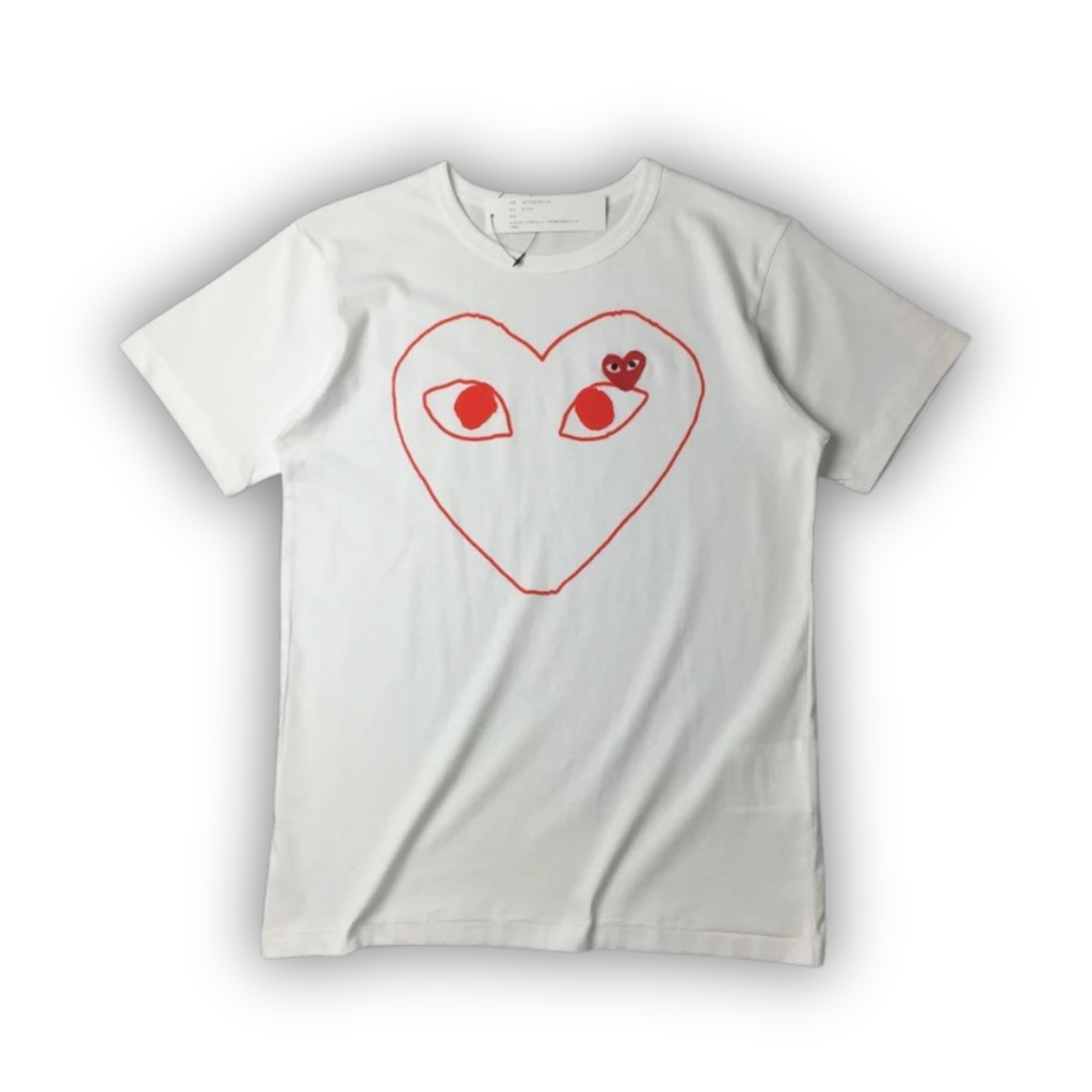 COMME des GARÇONS PLAY Outline Heart T-Shirt